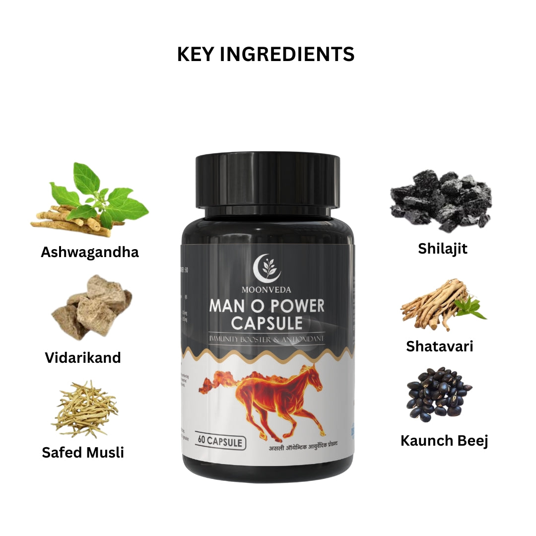 MoonVeda Man O Power 60 Capsules