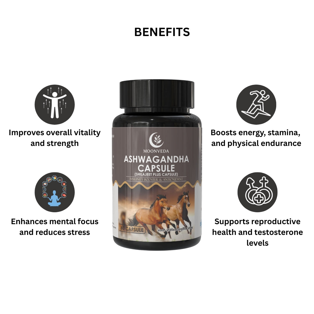 MoonVeda Ashwagandha 60 Capsules