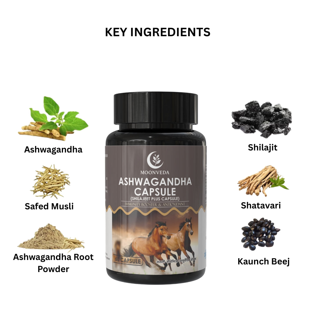 MoonVeda Ashwagandha 60 Capsules